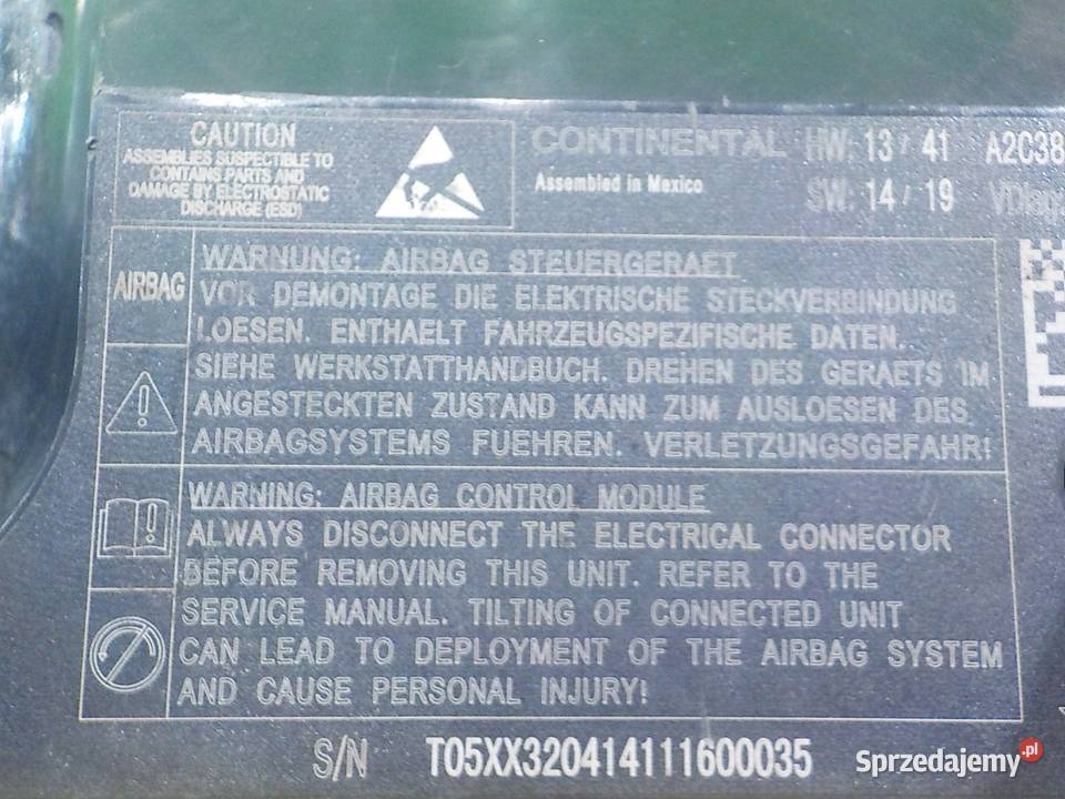 SMART FORFOUR II 453 09T 16r HB 5D modul sensor osobowe Suków