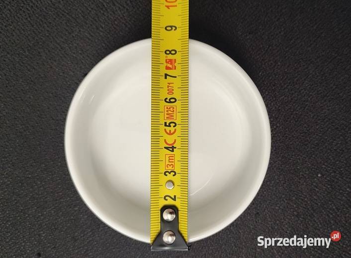 9 Miseczkanaczynie do dipów biała porcelana