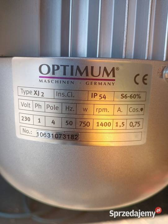 Wiertarka stołowa kolumnowa pionowa OPTIMUM Wejherowo
