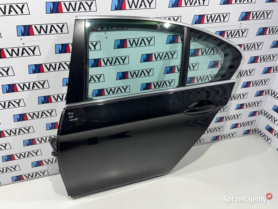 BMW 5 F10 DRZWI LEWY TYŁ LEWE TYLNE 475 BLACK