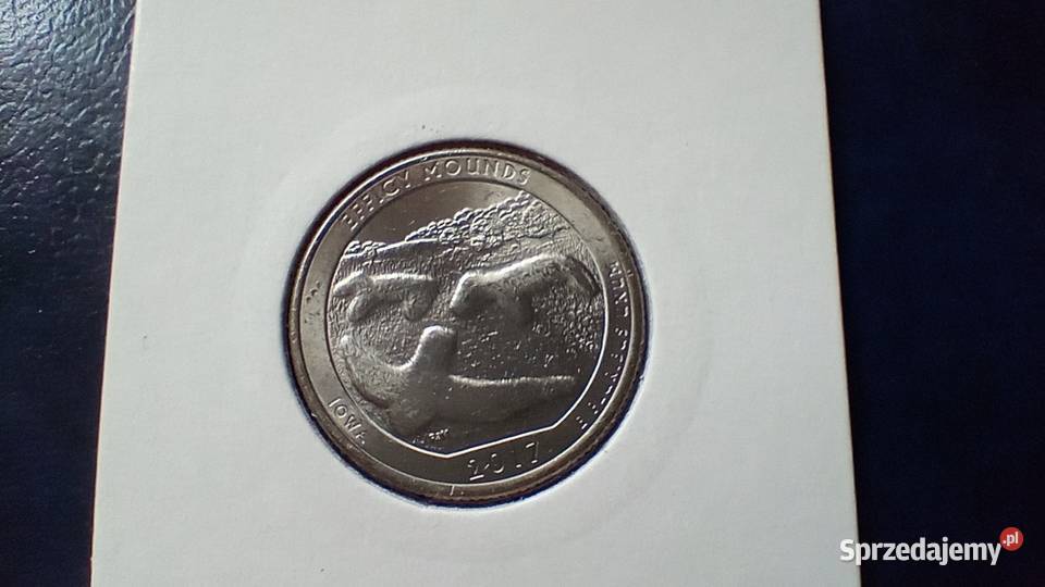 Stare monety 14 dolar 2017 P Effigy Mounds USA Lesko