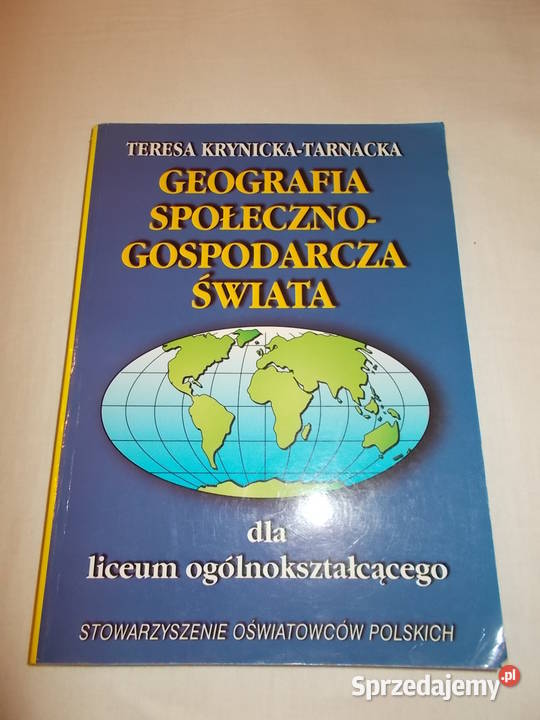 Geografia społgospodarcza świata LOTKrynickaTar Rok wydania 1999 sprzedam