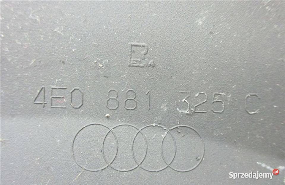 AUDI A8 D3 OSLONA FOTELA LEWY PRZOD 4E0881325C osobowe Osłony i zaślepki Przemęt