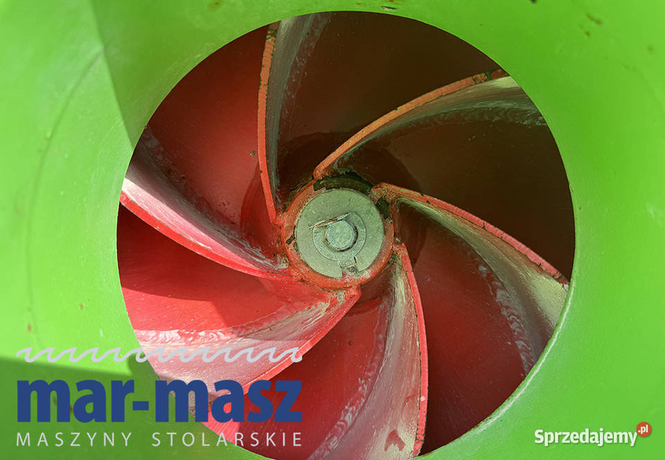 Wentylator TYWENT do odciągu trocin wyciąg 75kW Sierakowska Huta