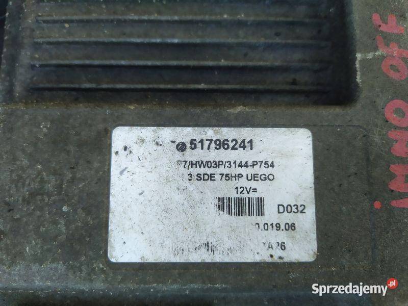 STEROWNIK SILNIKA KOMPUTER IMMO OFF FIAT GRANDE