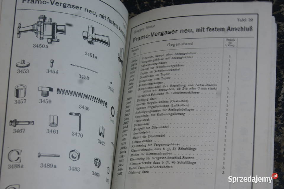 DKW E200 DKW 206 KATALOG CZĘŚĆI śląskie Rybnik