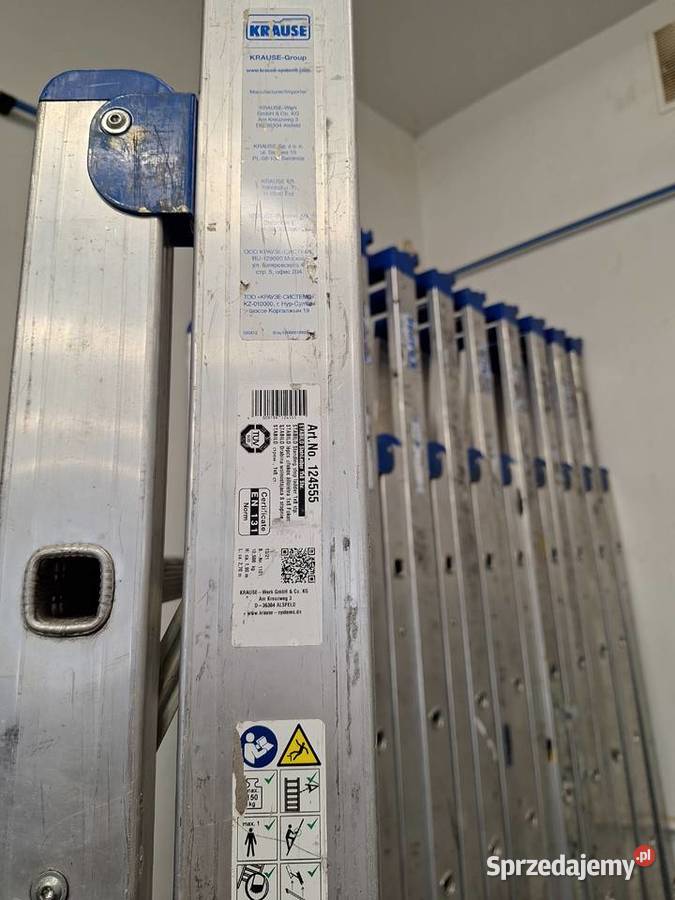 Drabina Krause Stabilo 8 stopni wolnostojąca