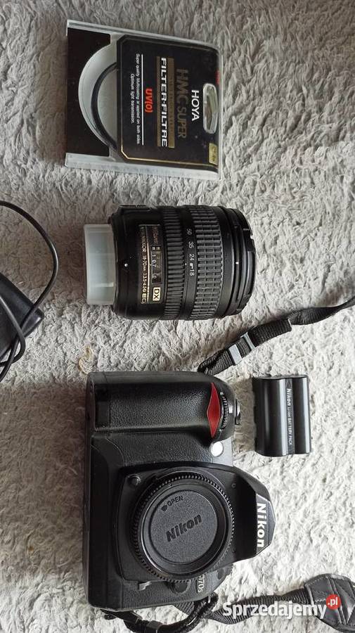 Nikon d70s obiektyw 1870mm filtr uv torba Aparaty Kraków