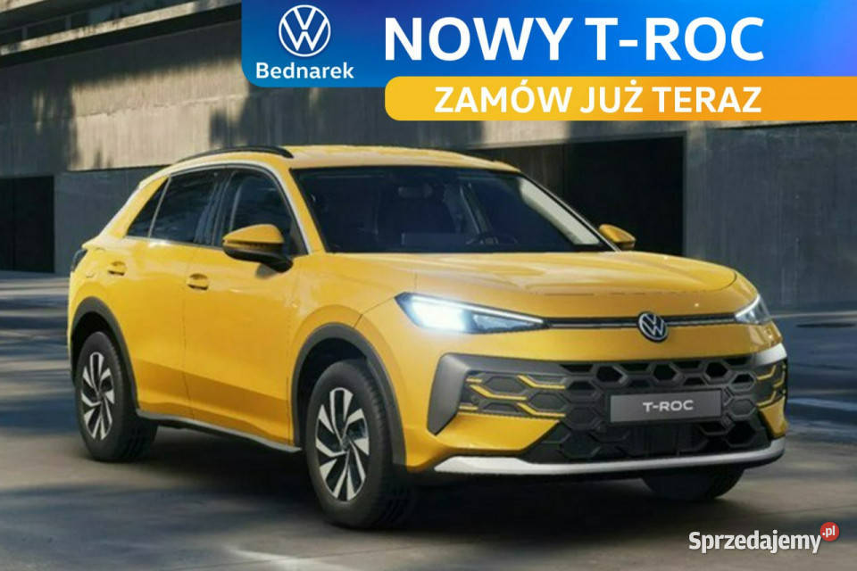 Volkswagen TRoc Life 15 eTSI 116 DSG Zamów już gniazdo USB Łódź
