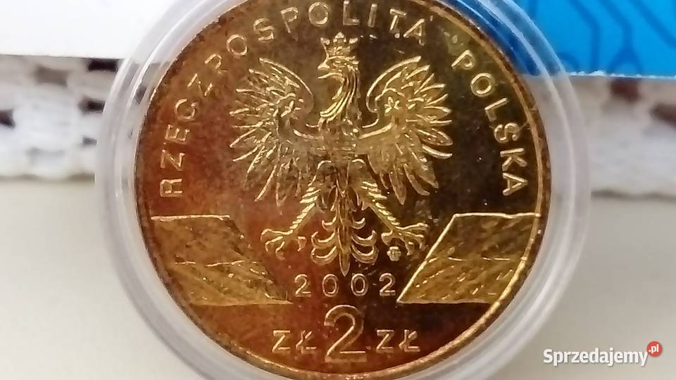Moneta 2 2002 r Żółw błotnySeria Zwierzęta Mosina
