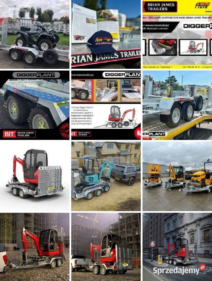 Przyczepa marki Brian James Trailers Digger Kielce