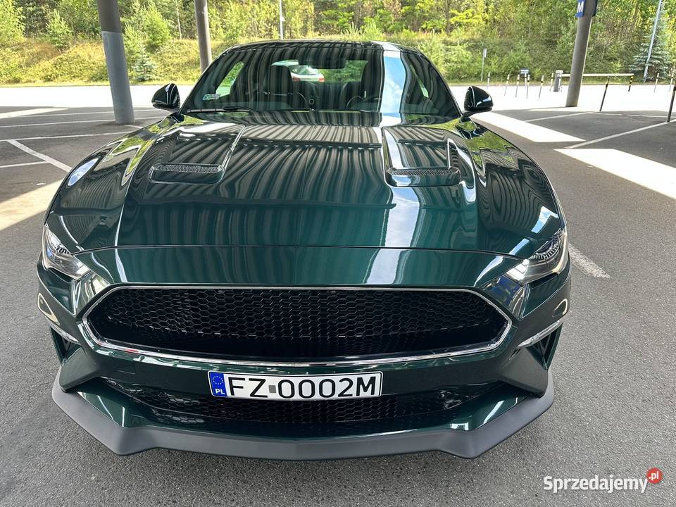 Ford Mustang 50 V8 Bullitt SALON POLSKA czujnik zmierzchu Zielona Góra