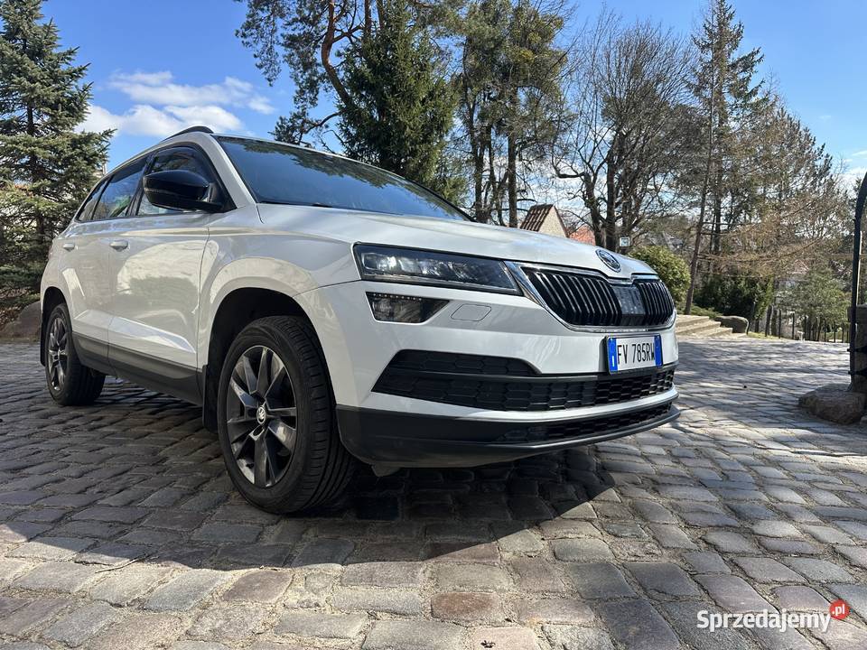 Skoda Karoq Navi kamera biała perła serwisowana Gdańsk