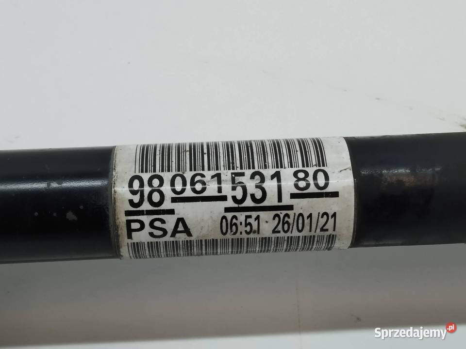 PÓŁOŚ PRAWY PRZÓD 20 HDI 122 9806153180 Peugeot sprzedam