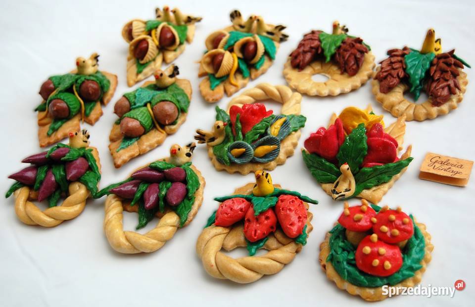 Precle wieńce ptaki kwiaty orzechy listki Lublin