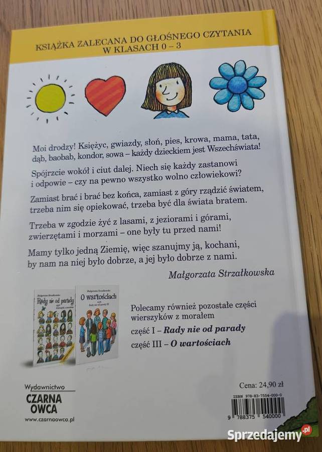 Książki dzieci z morałem x 4