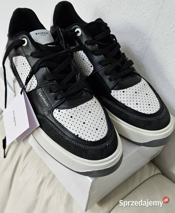 Balmain 44 sneakersy BCOURT FLIP skórzane buty inna Pozostałe mazowieckie Konstancin-Jeziorna