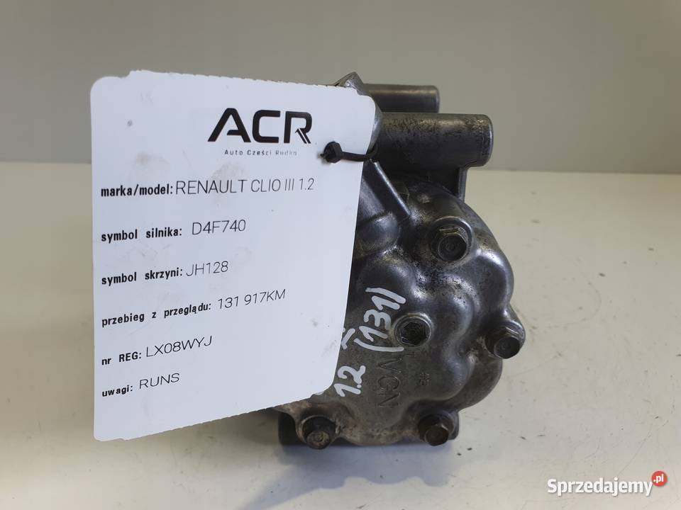SPRĘŻARKA KLIMATYZACJI Renault Clio III 12 16V Kompresory klimatyzacji Rudka