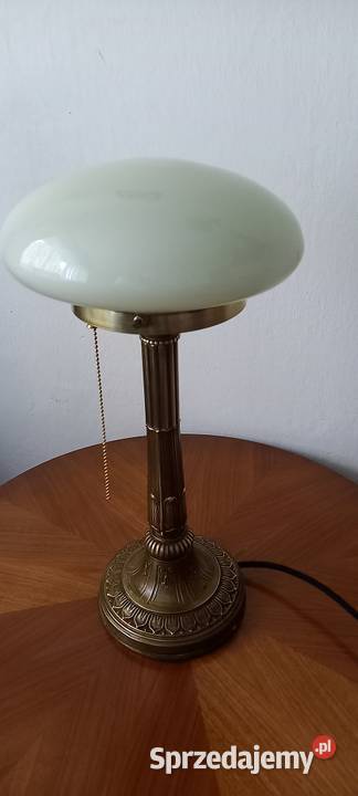 Bogato zdobiona mosiężna lampa w stylu Art Deco sprzedam