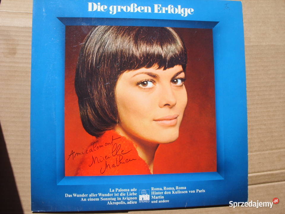 Winyl LP MIREILE MATHIEULA PALOME ADE ARIOLA 1 płyta Wołów sprzedam