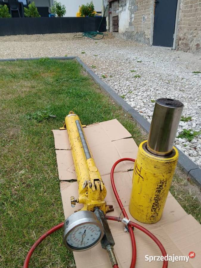 Sprzedam podnosnik z pompą m ENERPAC RC 506 50 łódzkie Pajęczno
