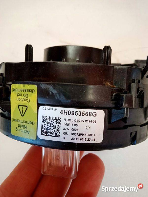 TAŚMA ZWIJAK AIRBAG AUDI A6 C7 A7 4H0953568G Rakoniewice