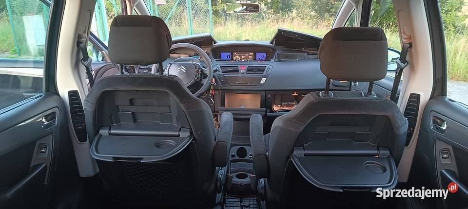 Citroen C4 Grand Picasso 16hdi welurowa tapicerka pomorskie Nowy Klincz sprzedam