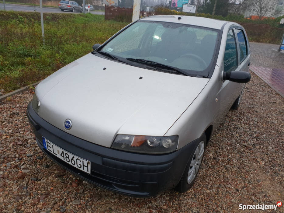 Fiat Punto II 2000r 12 Benzyna Stan bez wkładu Łódź