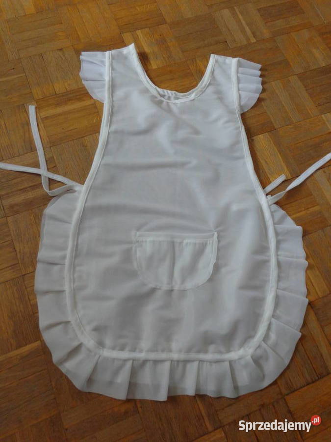 Fartuszek nowy damski biały S