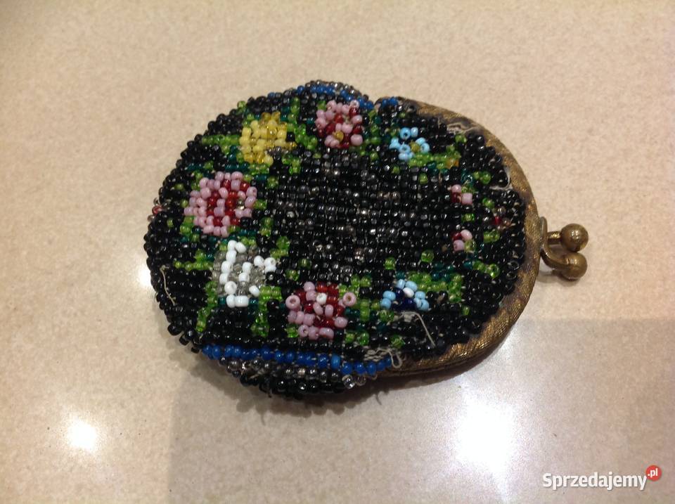 Stary Portfelik Bilonówka Koraliki lubuskie Nowa Sól