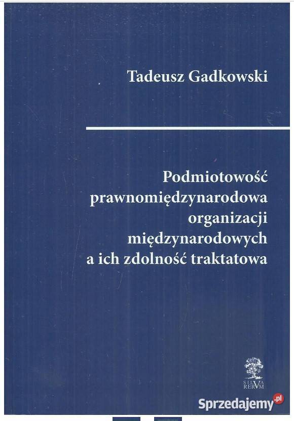 Podmiotowość prawnomiędzynarodowa organizacji