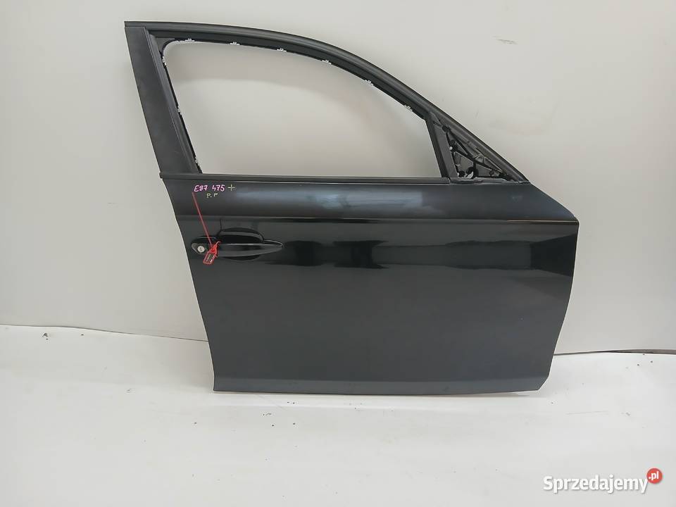 DRZWI PRAWE PRZEDNIE BMW E87 BLACK SAPPHIRE 4759 osobowe Strzyżewice