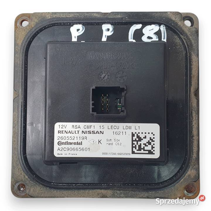 MODUŁ PRZETWORNICA LAMPY Renault Megane IV LED lubelskie Chełm sprzedam