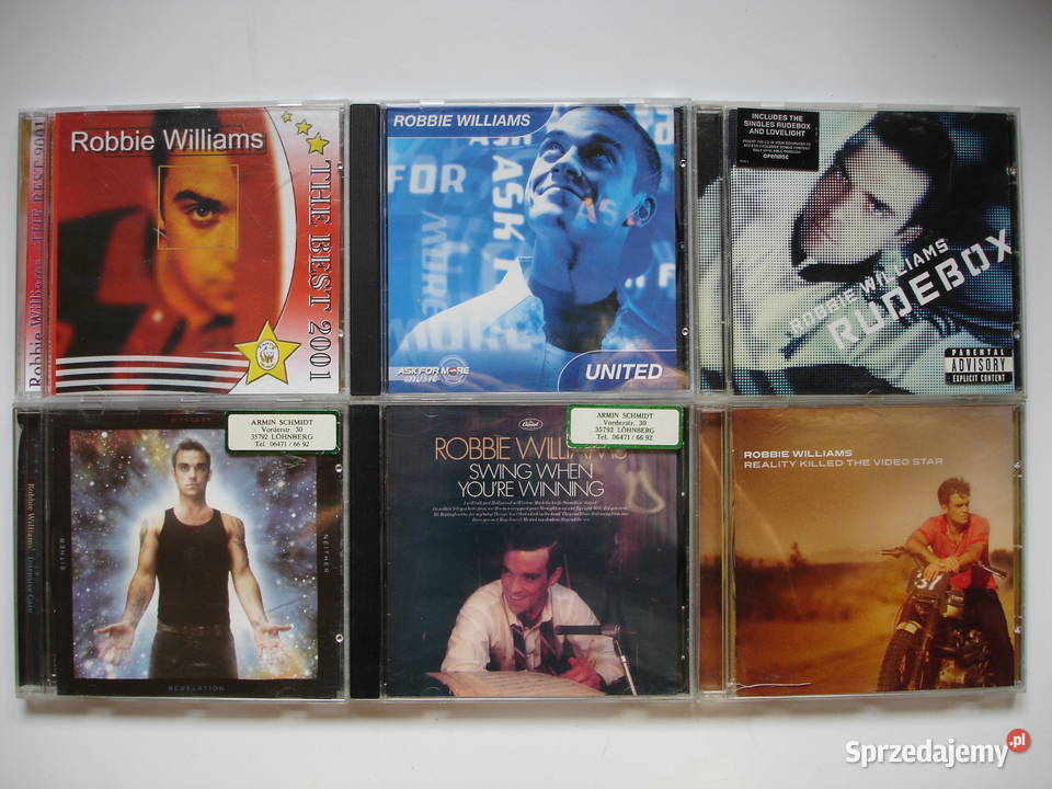 ROBBIE WILLIAMS płyty CD lubuskie Zielona Góra