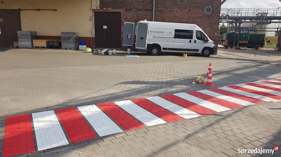 Linie oznakowanie poziome malowanie linii pasów Pozostałe usługi Poznań