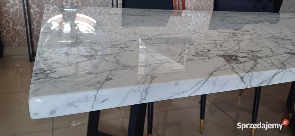 STÓŁ MARMUR NATURALNY BIANCO CARRARA Kalisz