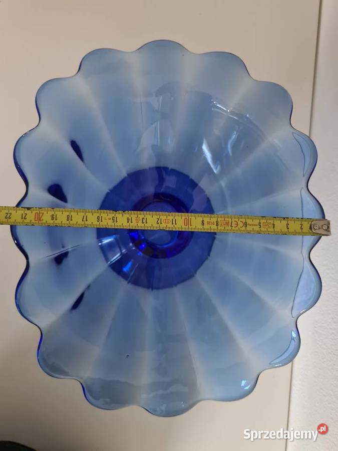 Kobaltowe szklo misa Gorlice