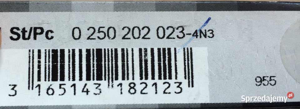 Świeca żarowa BOSCH kat 0 250 202 023 Wrocław