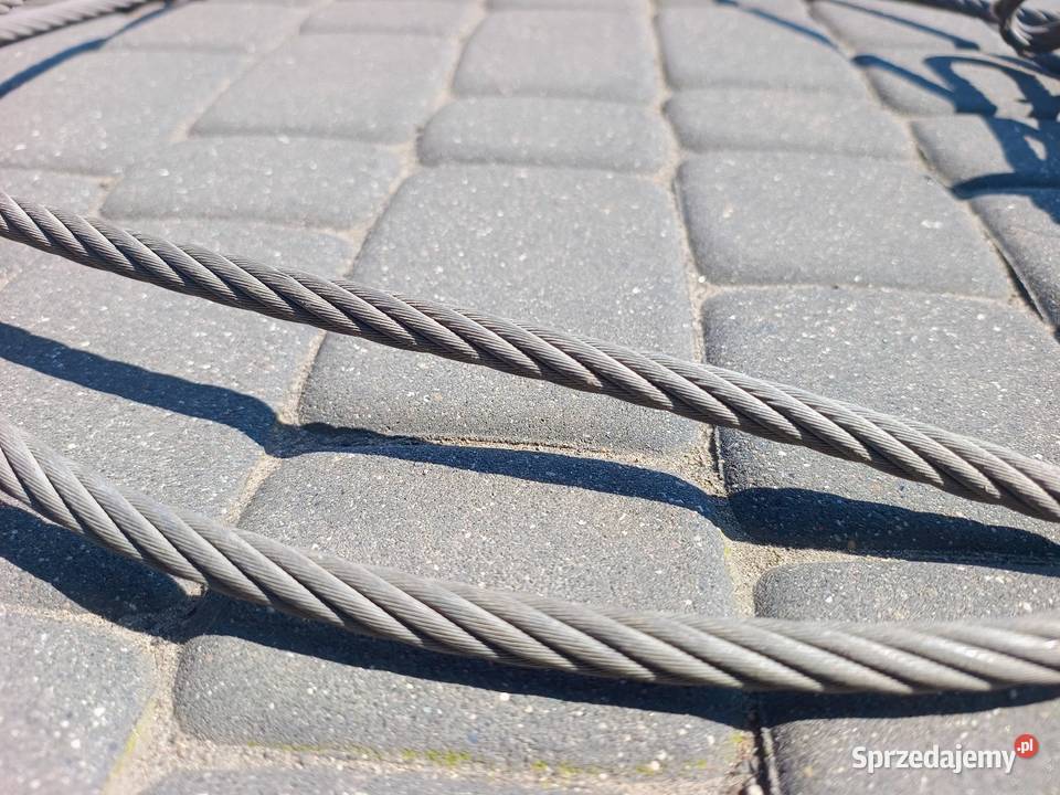 Lina Holownicza Stalowa fi 13mm 50m zawiesie Siostrzytów