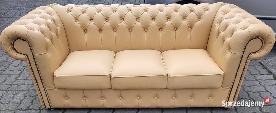 Chesterfield Classic włoska skóra naturalna
