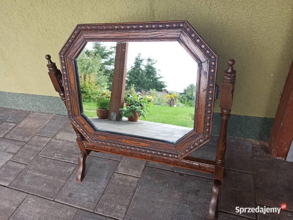 Zabytkowe lustro toaletowe lata 20 te Antyki Budzyń