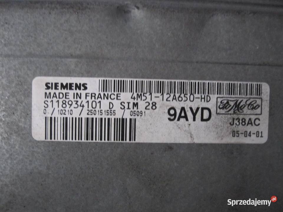 FORD FOCUS MK2 komputer sterownik silnika świętokrzyskie