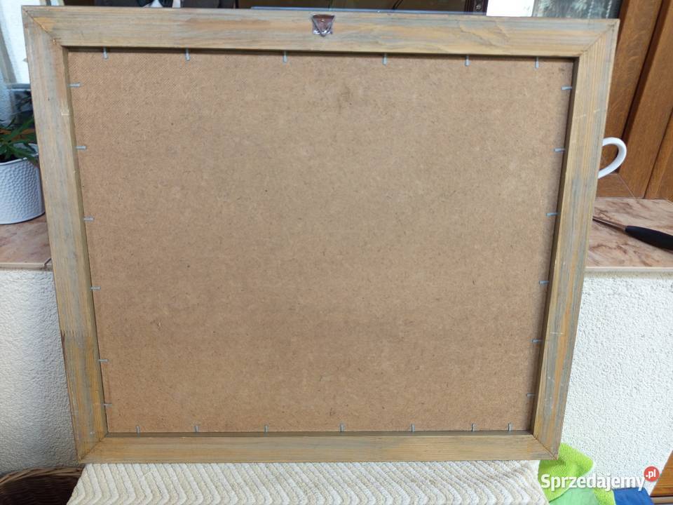 Obraz olejny TRZY DRZEWA Vintage na płycie w Warszawa