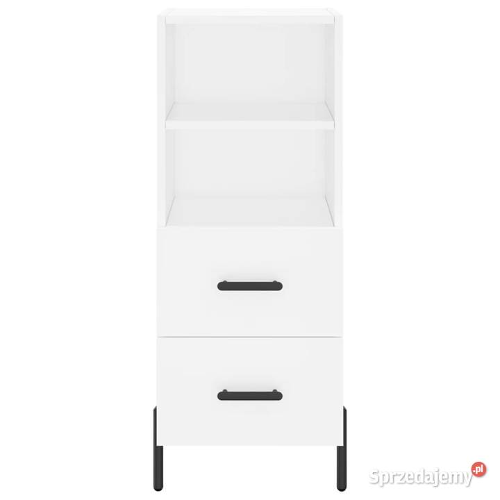 Wysoka szafka biała 345x34x180 materiał mazowieckie Warszawa