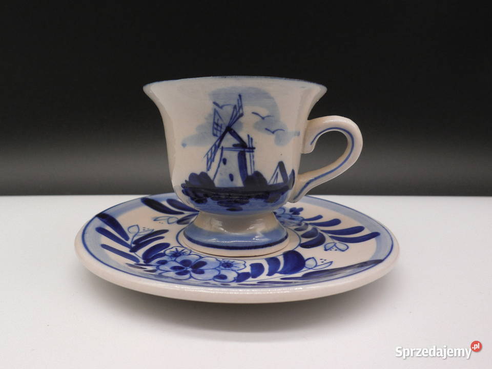 Filiżanka espressomokka Ręcznie Malowana Delft Raszków sprzedam
