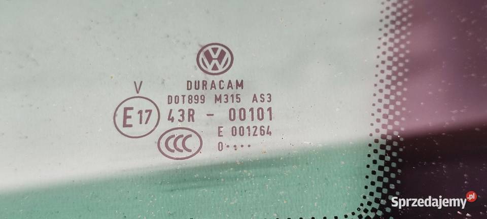 VW TIGUAN II SZYBA KAROSERYJNA PRAWY TYŁ