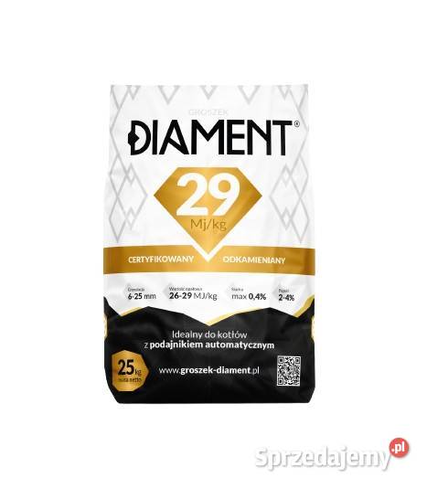 Węgiel GROSZEK Diament do pieców z podajnikiem