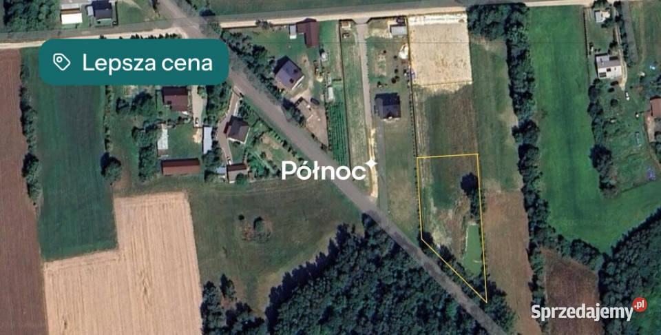 Działka ze stawem 2412 m Aleksandrów