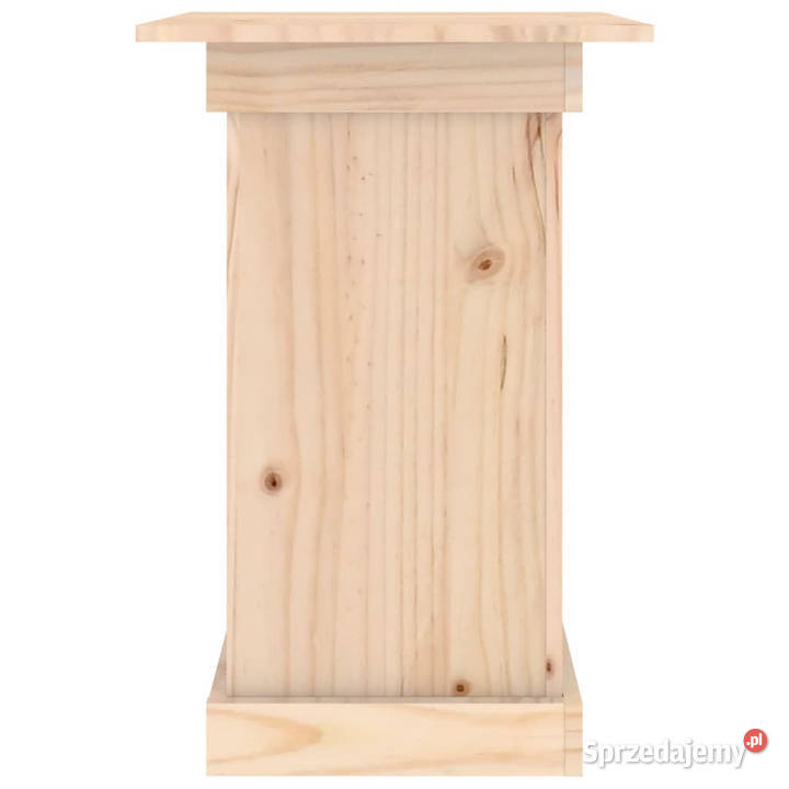 Podstawka na kwiaty 40x40x60 lite drewno sosnowe