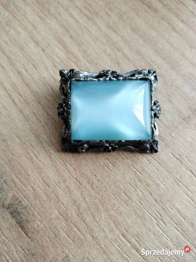 Broszka Miracle niebieski kamień Pozostałe